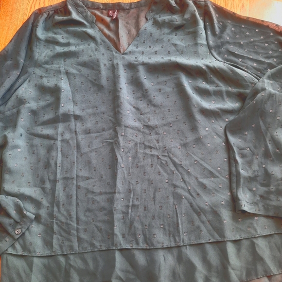 Maurices Tops - Maurices Plus 2 Emerald Green Blouse